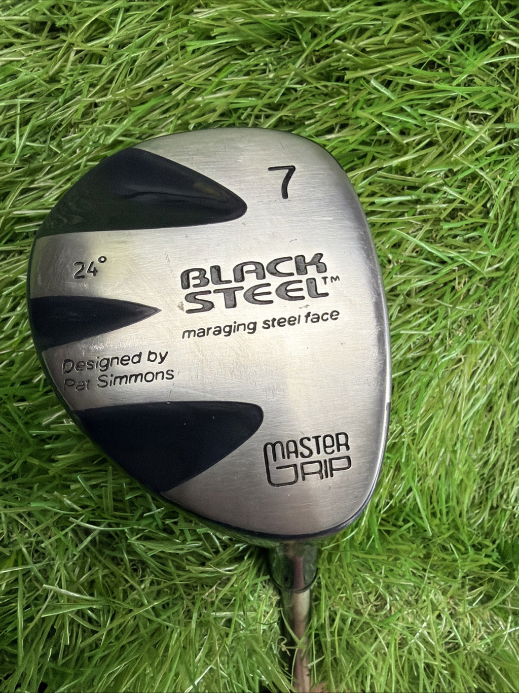 Master Grip 24° 7 Wood Black Steel RH MC-60 Regular Flex Graphite Shaft 42.25"