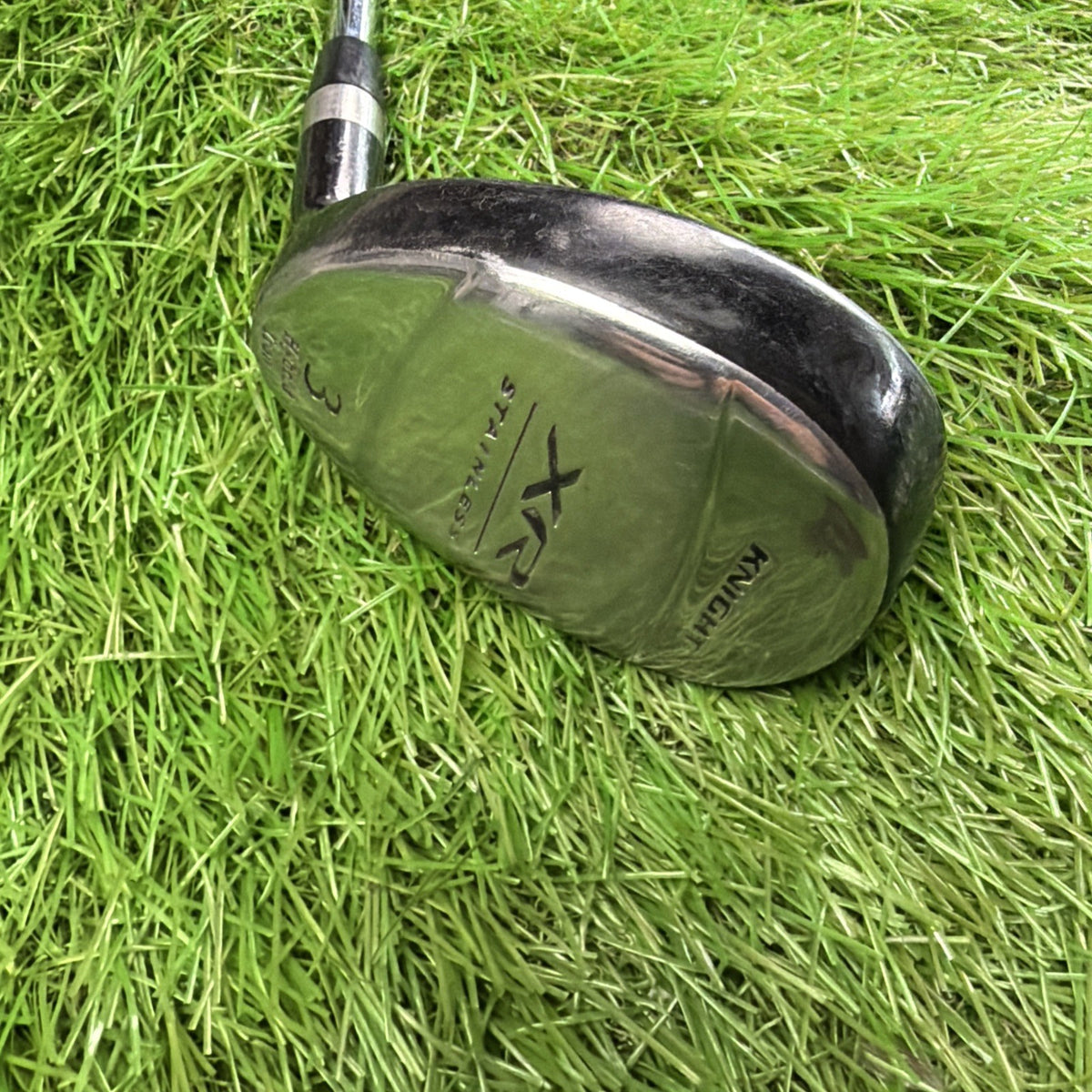 Knight XR Stainless 3 Hybrid Iron RH Regular Flex Steel Shaft 39"
