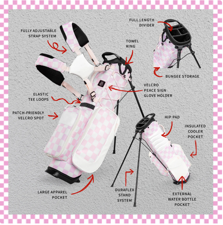Sunday Golf Recess Kids Golf Bag 9-12 years old 31"H x 8" W