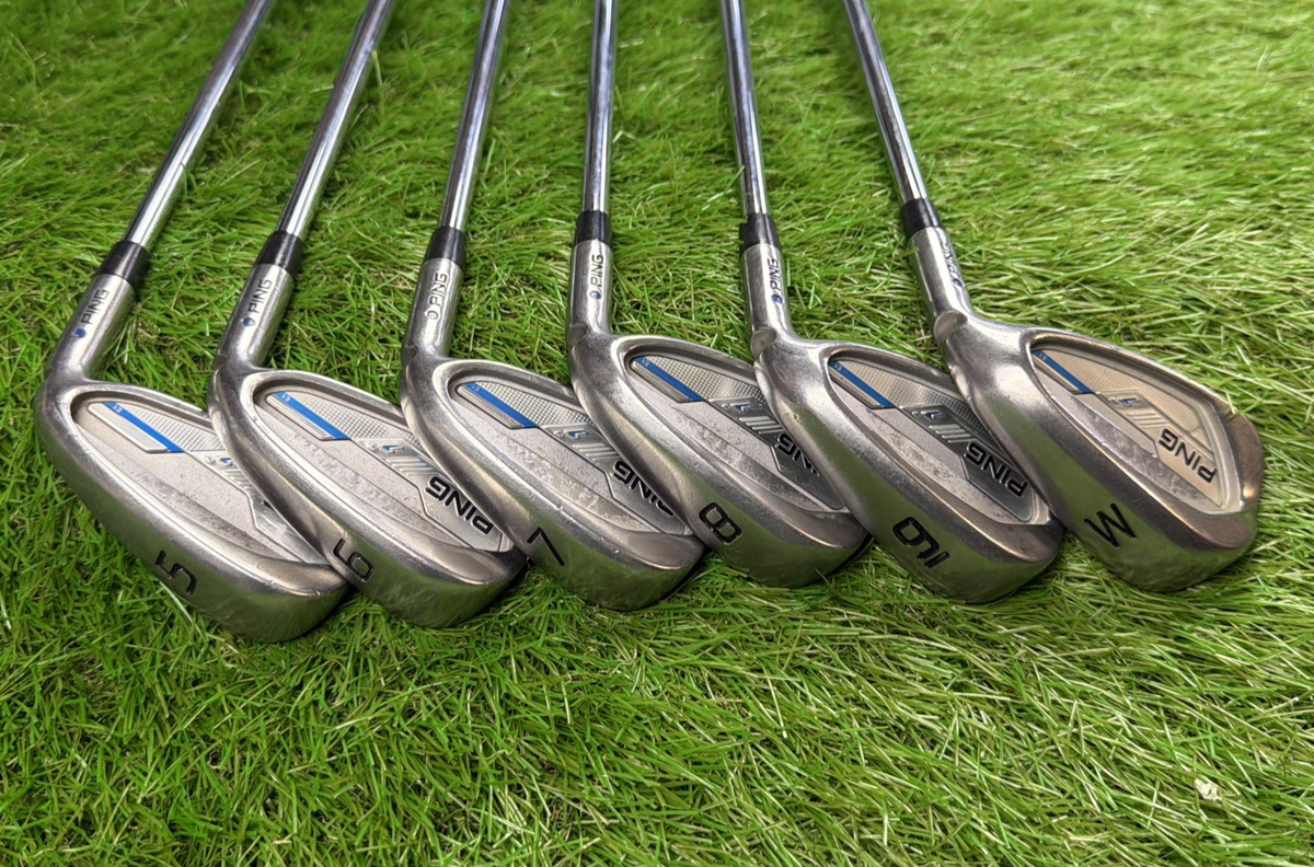 Ping i Series E-1 Iron Set 5-W Blue Dot RH Project X 5.5 RegularPlus Flex Shafts