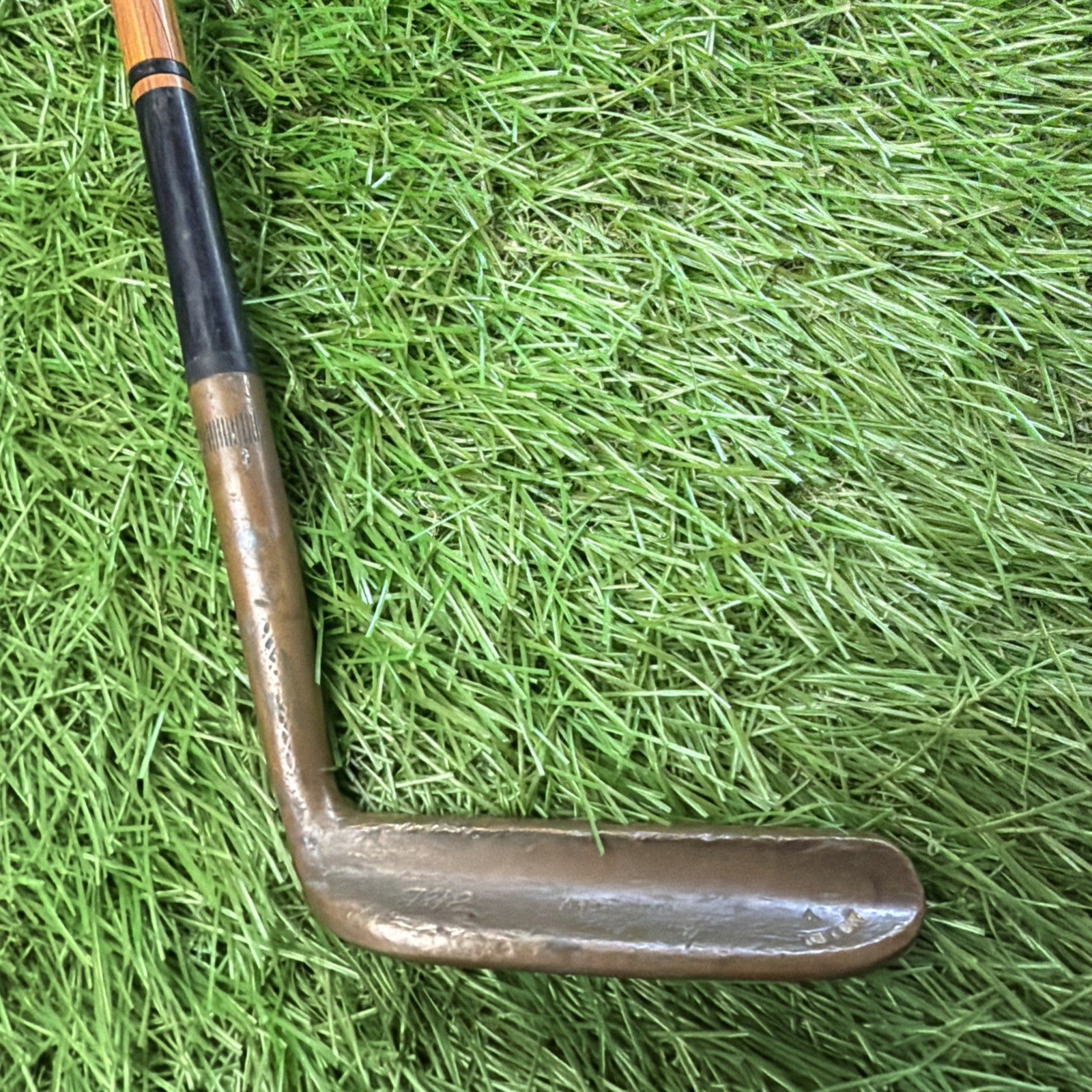 Vintage Louisville Grand Slam Model B Putter RH Leather Grip 34.5"