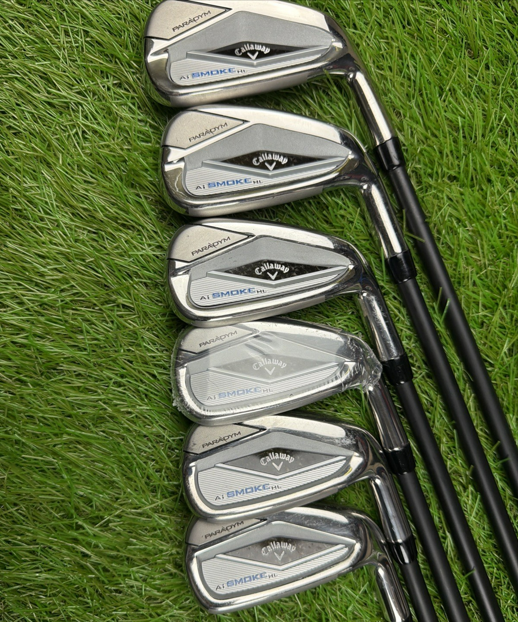 Callaway Paradym Ai Smoke HL Iron Set (5-PW) RH Cypher Sixty 5.5