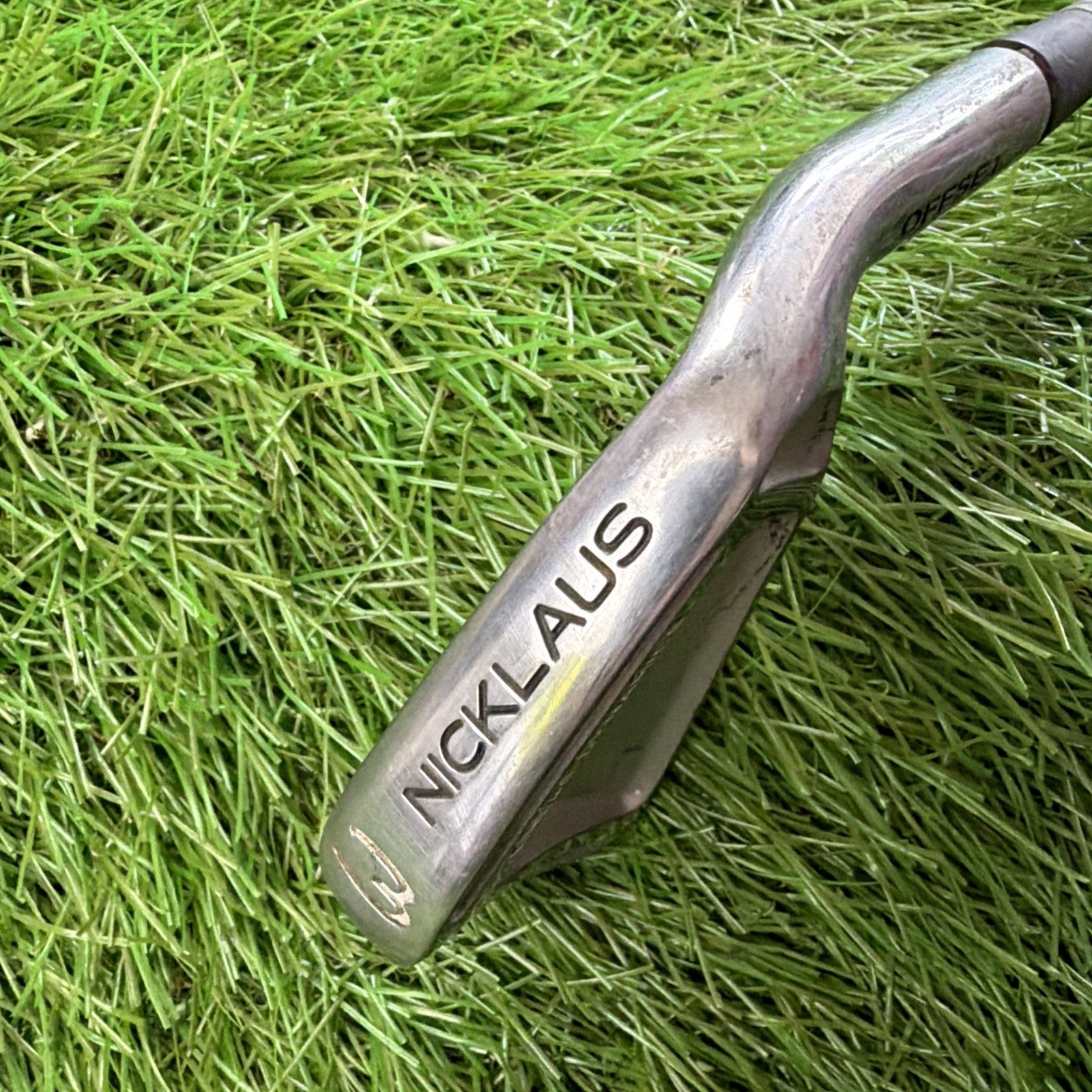 Nicklaus The Bear 3 Iron RH Steel Flex Flow Crank Shaft 40.75"