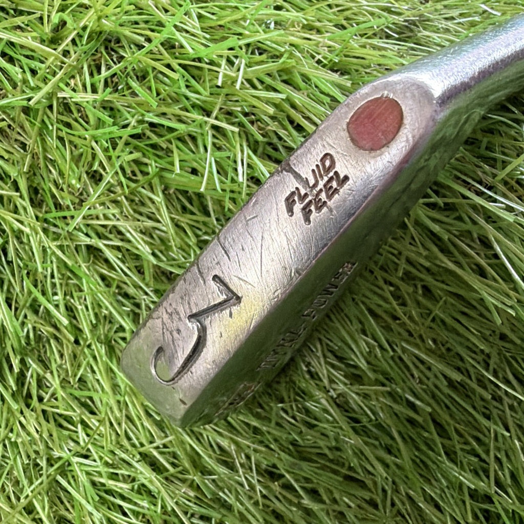 Vintage Wilson Staff Dyna Power 3 Iron RH Stiff Flex Aluminum Shaft Leather Grip