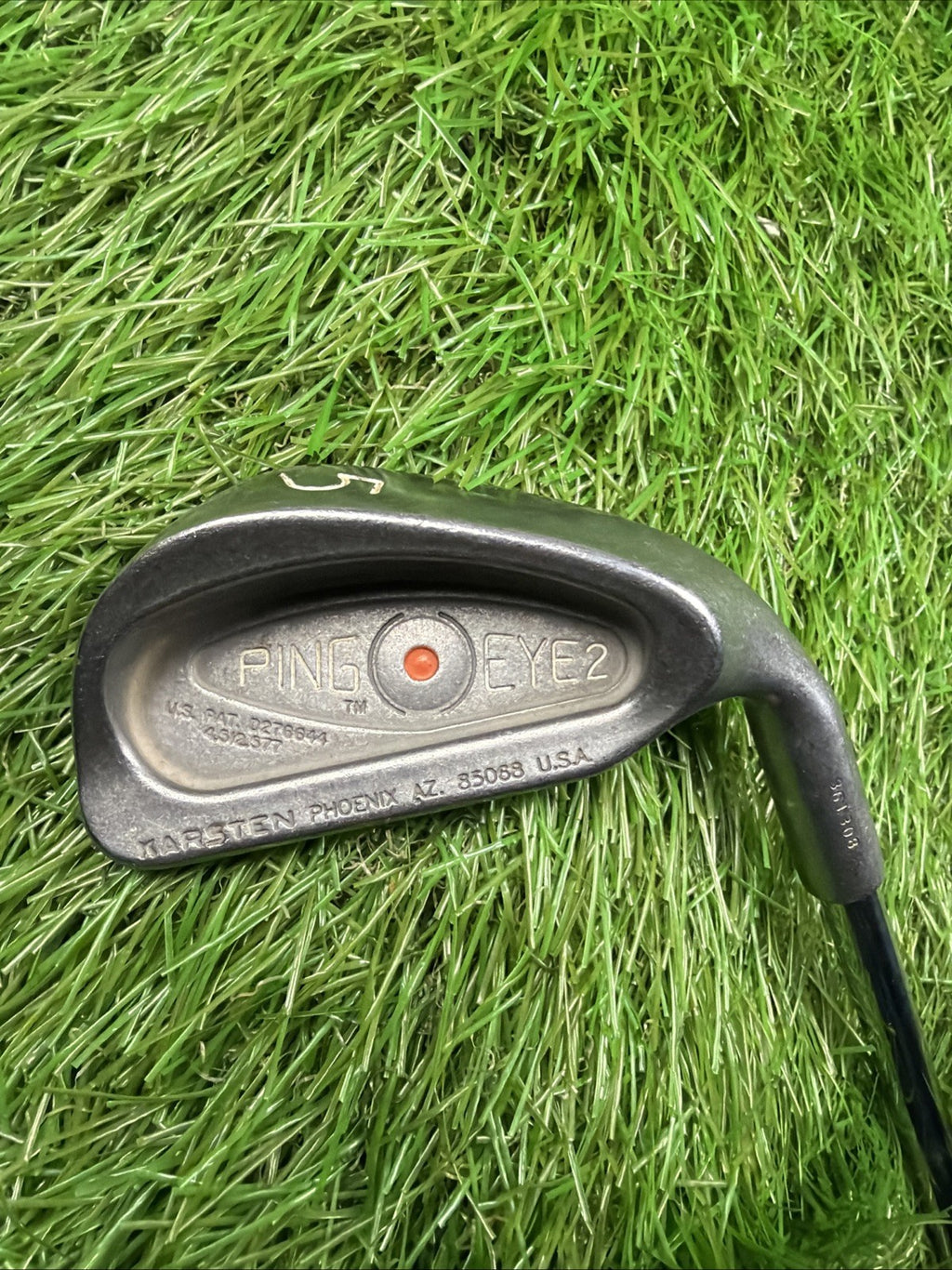 Ping Eye 2 5 Iron Orange Dot RH Steel Shaft 37.5"