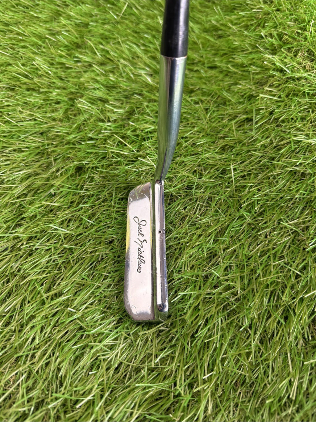 Vintage MacGregor Jack Nicklaus JN100 Putter RH Leather Grip 34.75" - Pristine