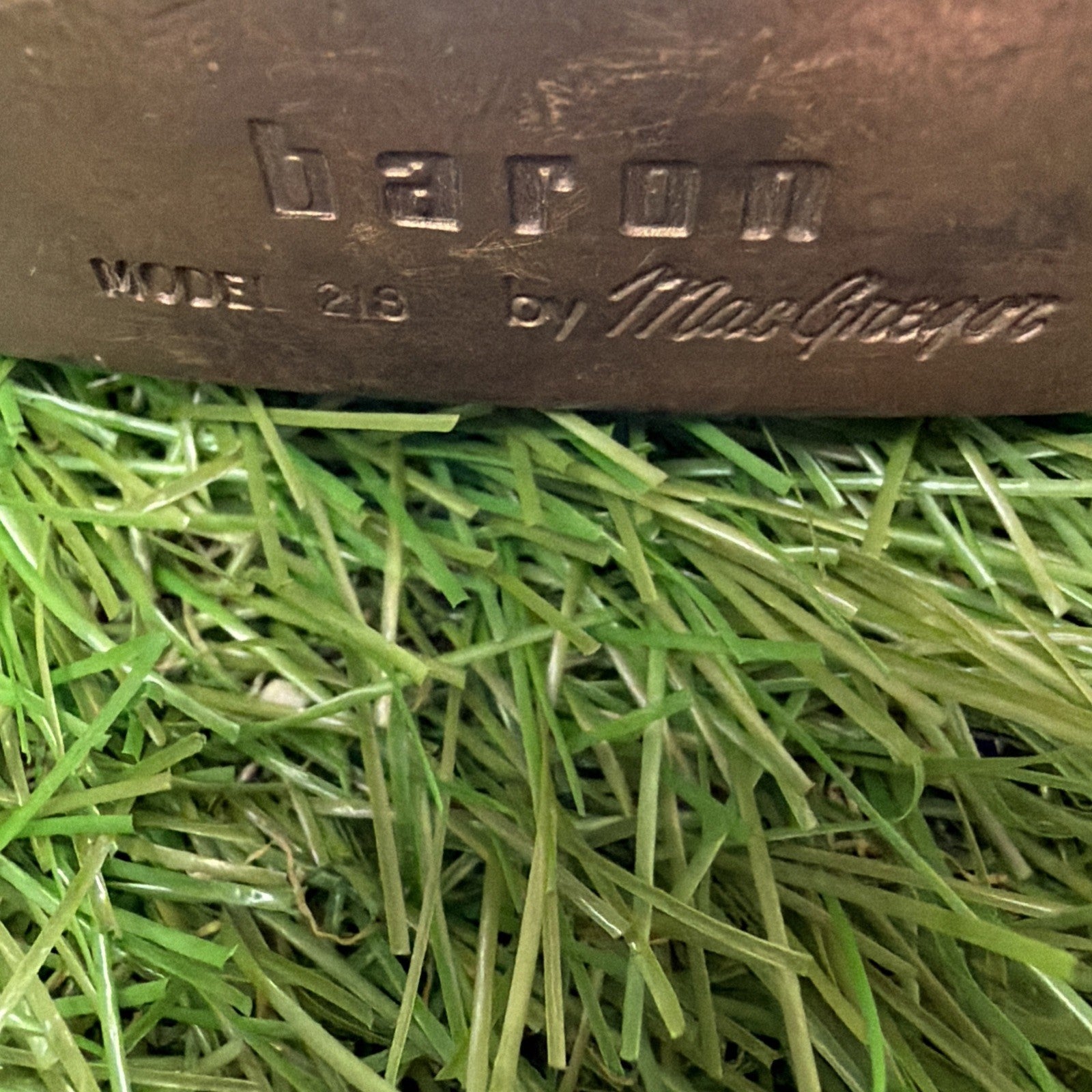 Vintage MacGregor Baron Model 218 Putter LH Steel Shaft 35.5"