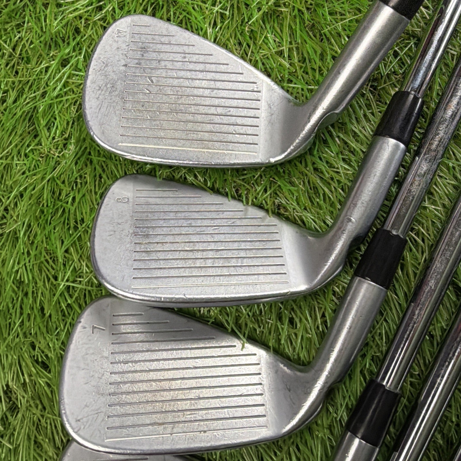 Ping Anser Forged Iron Set (4-PW NO 9i) Blue Dot RH AWT Stiff Flex Steel Shafts