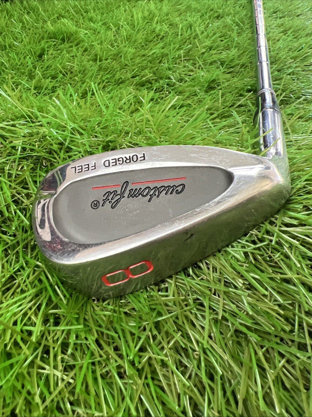 Custom Fit Forged Steel 8 Iron LH True Temper TT Lite Stiff Flex Shaft 36"