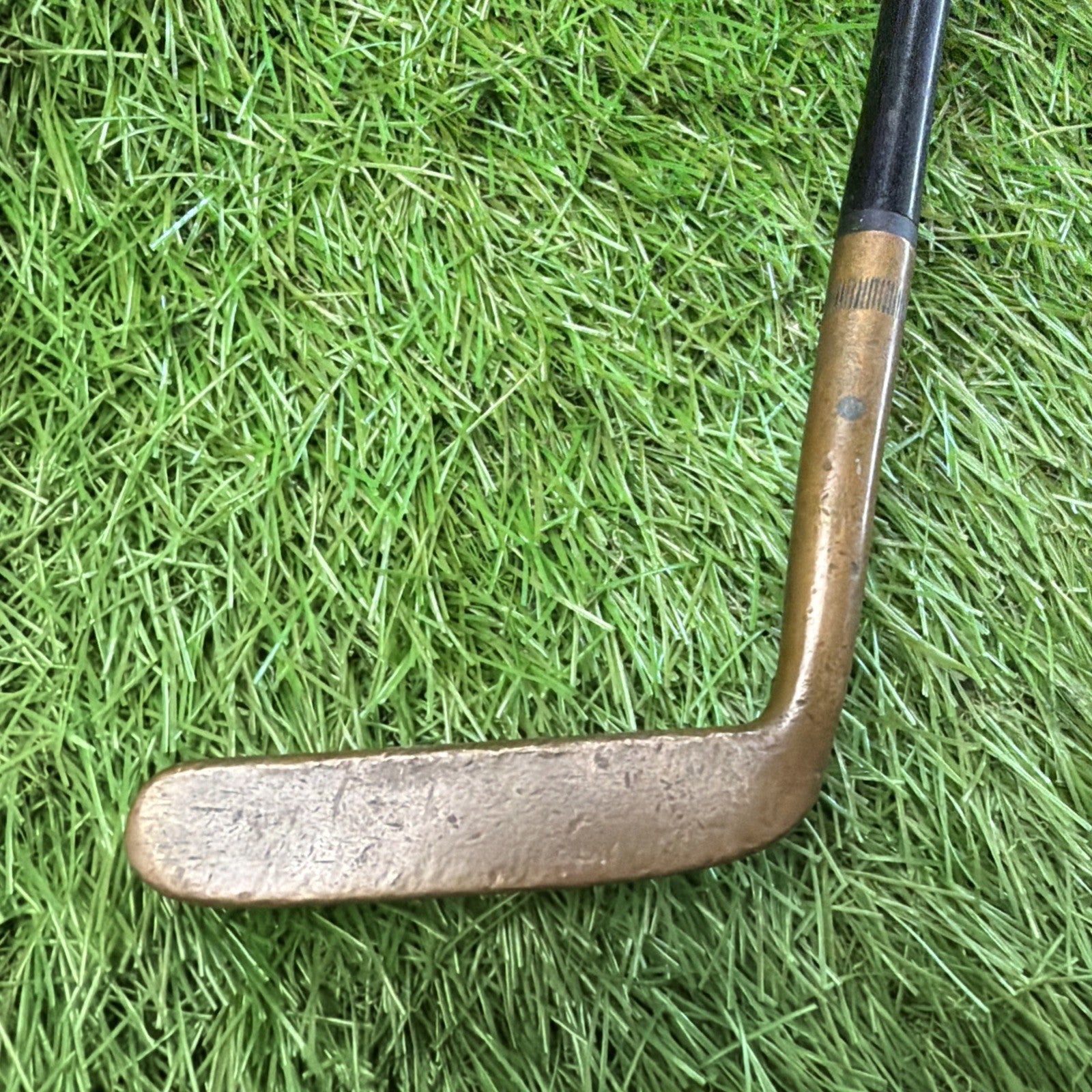 Vintage Louisville Grand Slam Model B Putter RH Leather Grip 34.5"