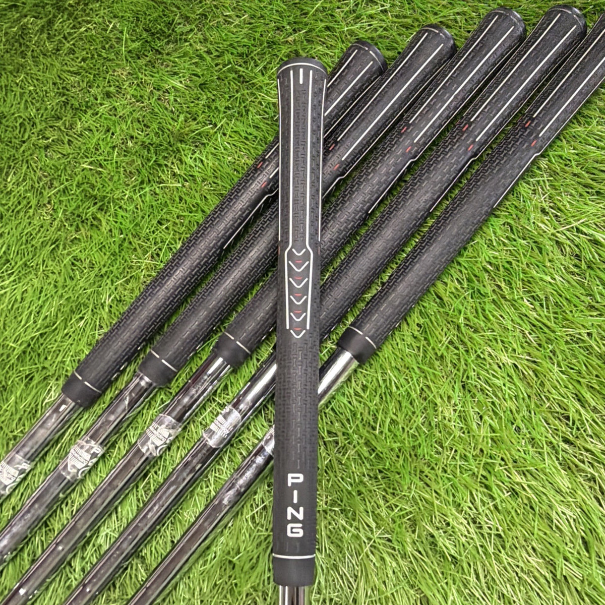 Ping Anser Forged Iron Set (4-PW NO 9i) Blue Dot RH AWT Stiff Flex Steel Shafts