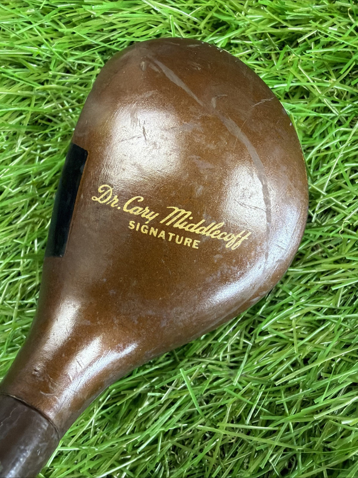 Vintage Wilson Strata Bloc 3.5 Wood RH Steel Shaft Reg Flex 42.5" Leather Grip