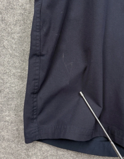 Lululemon Mens Commission Shorts Navy Blue Golf Chino 9 Inch Inseam Size 34