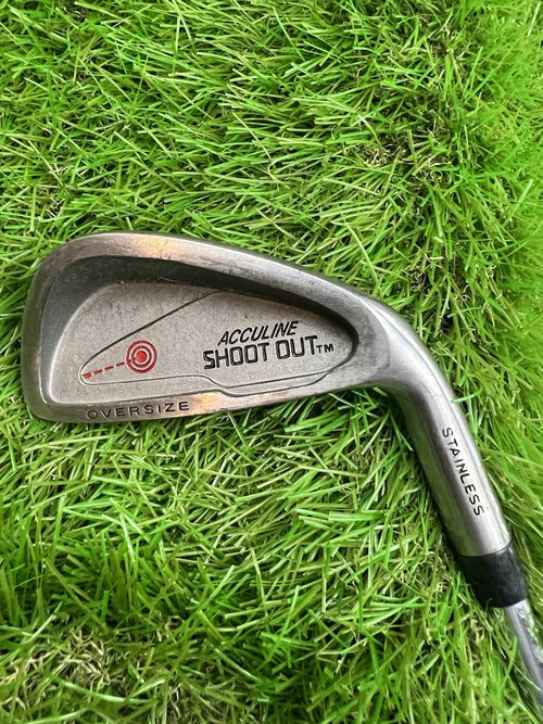 Acculine Shoot Out 1 Iron Oversize RH Firm Flex Steel Shaft 40"