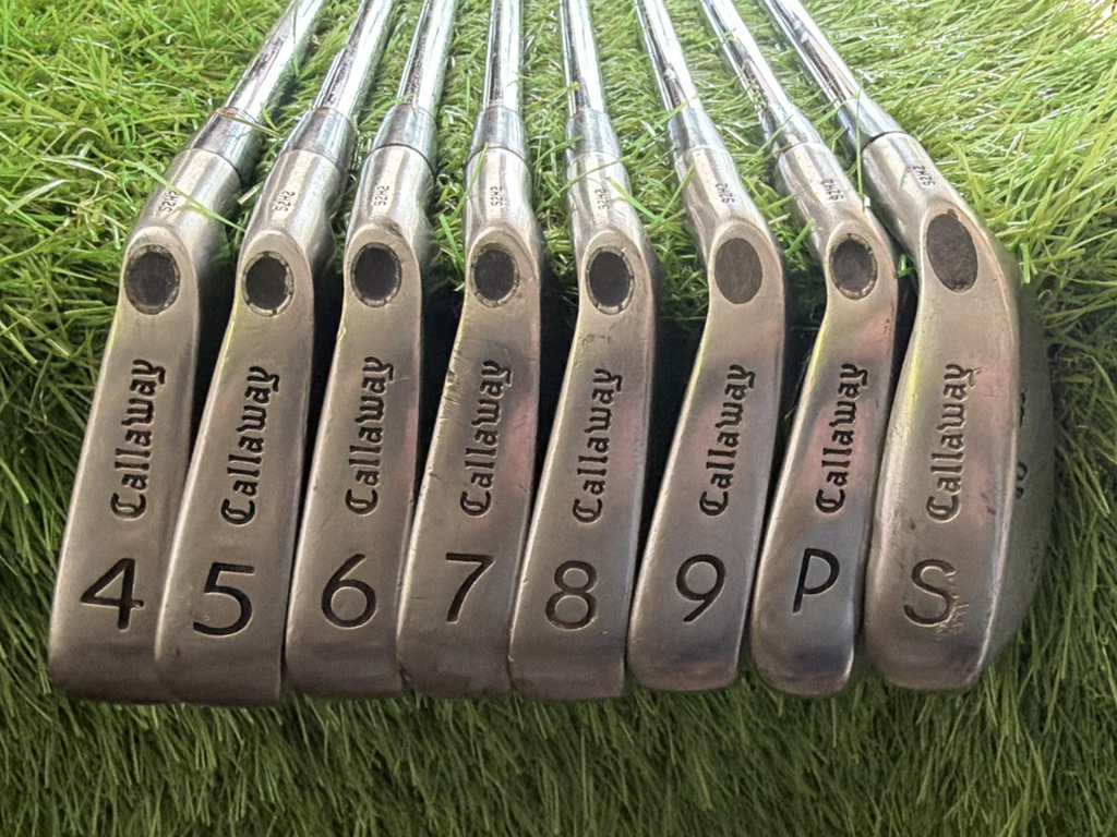 Vintage Callaway Bobby Jones Iron Set (4-SW) S2H2 RH S300U Stiff Flex Shafts
