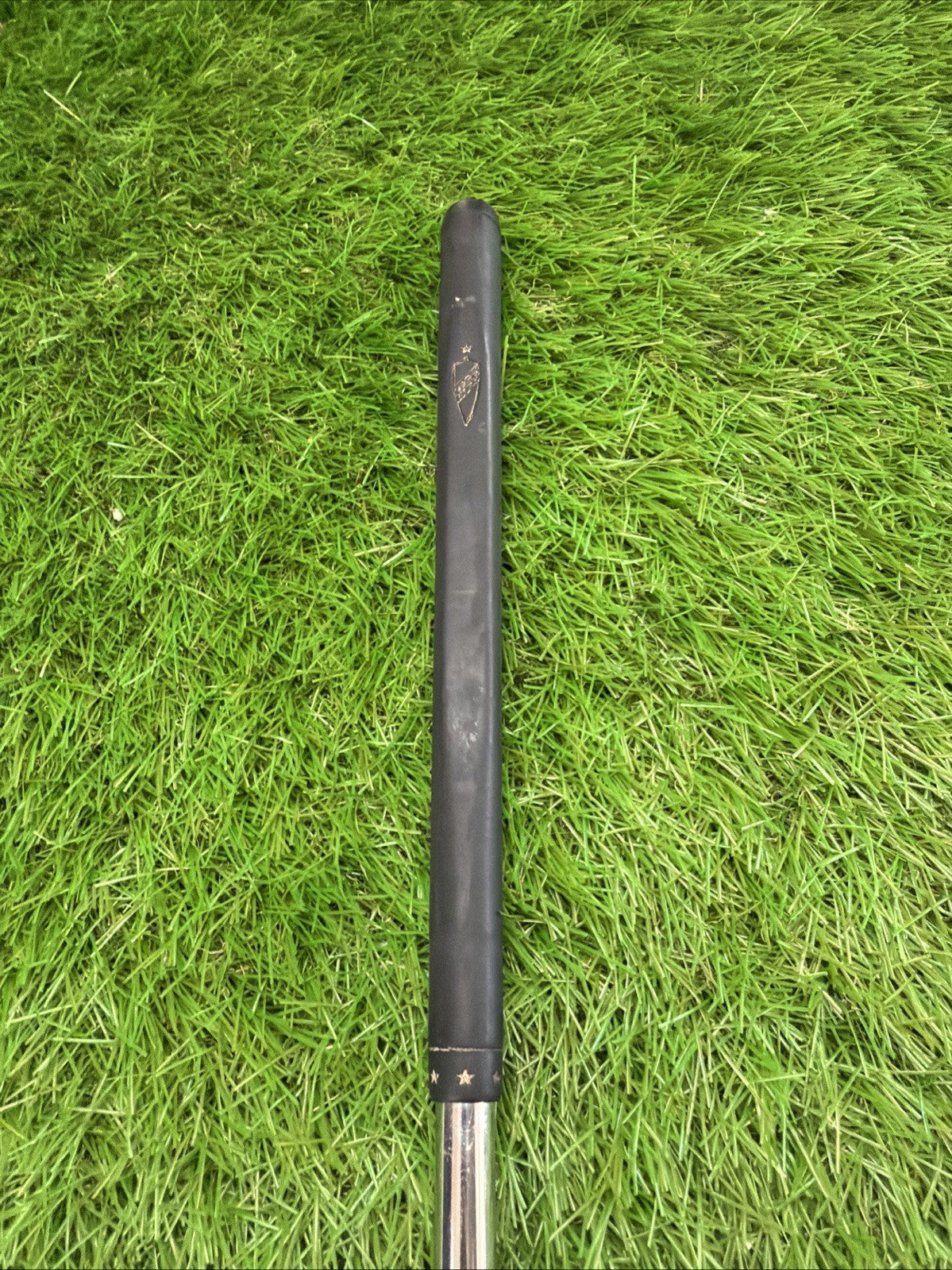 Vintage Axaline Brass Putter RH Steel Shaft 35.5"