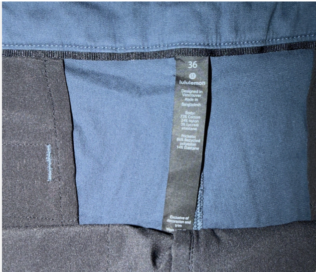 Lululemon Men’s 36 Golf Shorts Casual Navy Blue
