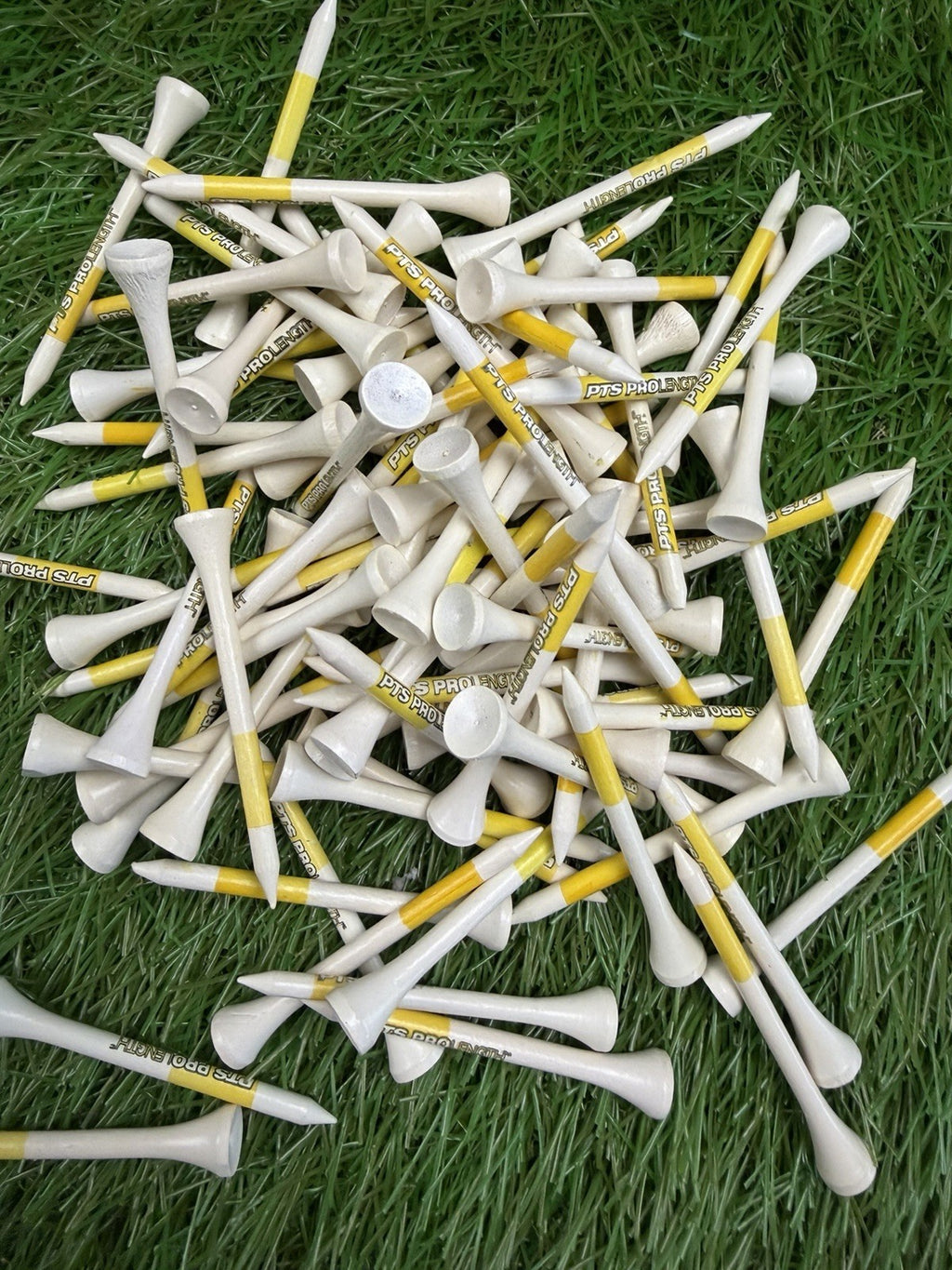 New 2 3/4" (70mm) Wood PTS Pride Professional Tee System Golf Tees 2.75"