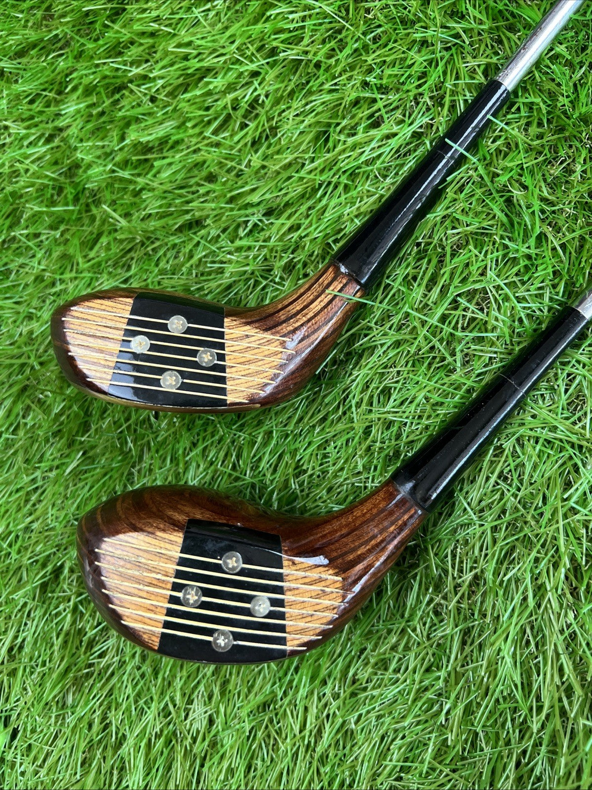 Vintage Wilson Z-80e 2 & 3 Wood RH True Temper Step Down Shaft Leather Grip