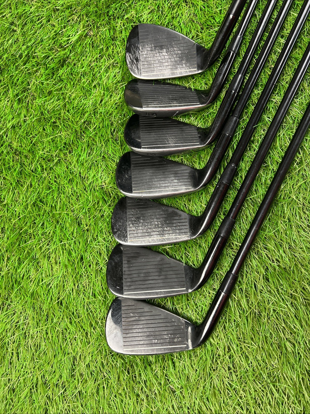 Exotics XCG6 Iron Set (3-PW NO 7 Iron) RH Matrix Ozik 5.1 Regular Flex Shafts
