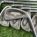 Vintage Spalding Pro Flite Iron Set (3-PW) RH Light Weight Medium Flex Shafts