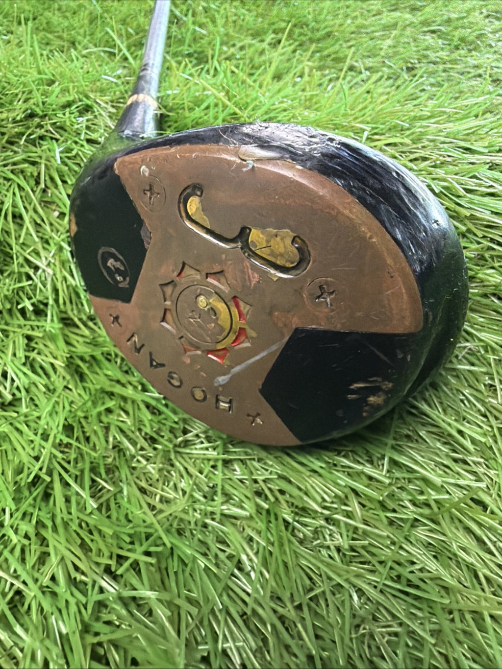 Vintage Hogan 3 Wood RH Steel Shaft 42.5" Original Grip