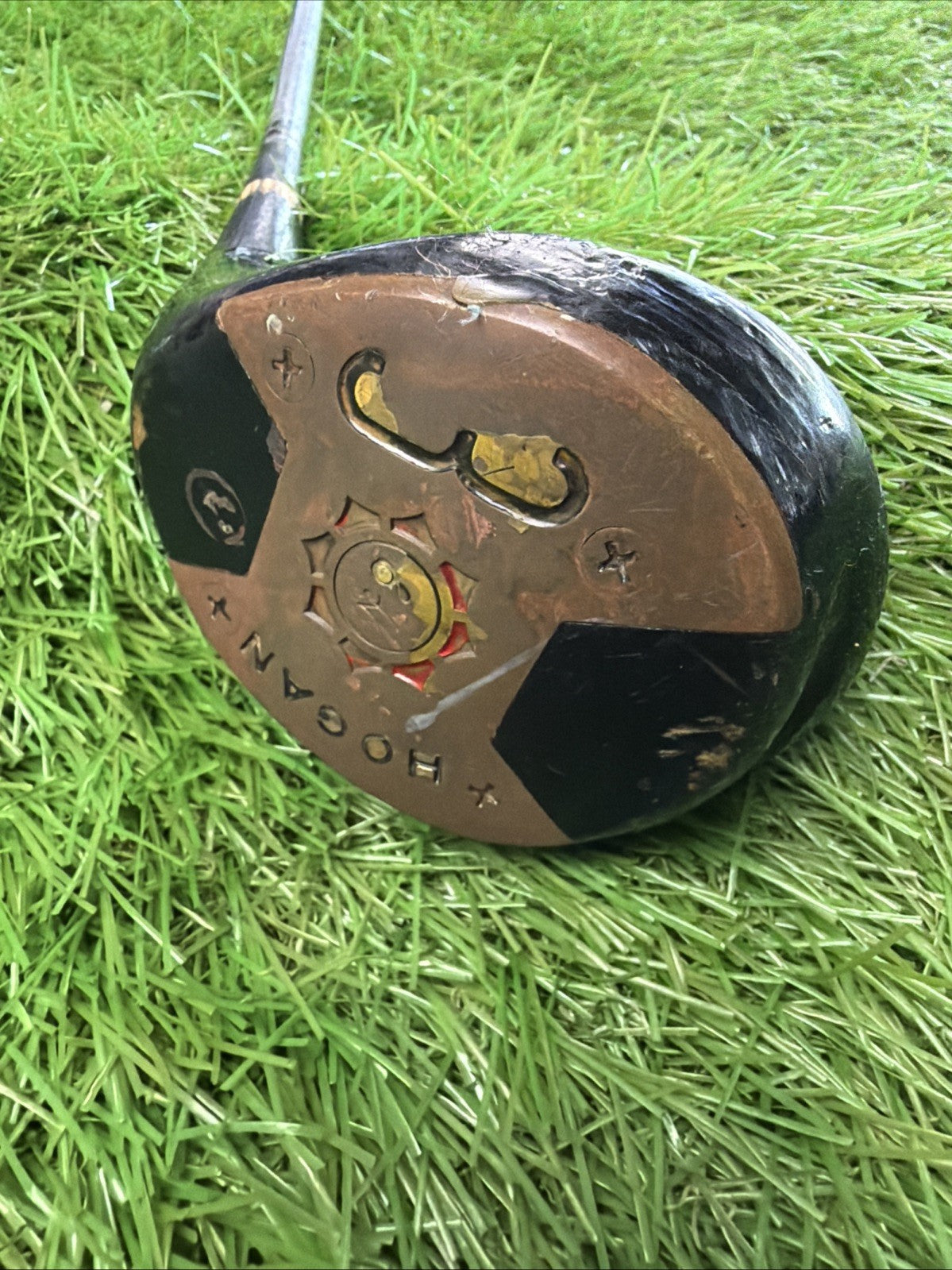 Vintage Hogan 3 Wood RH Steel Shaft 42.5" Original Grip