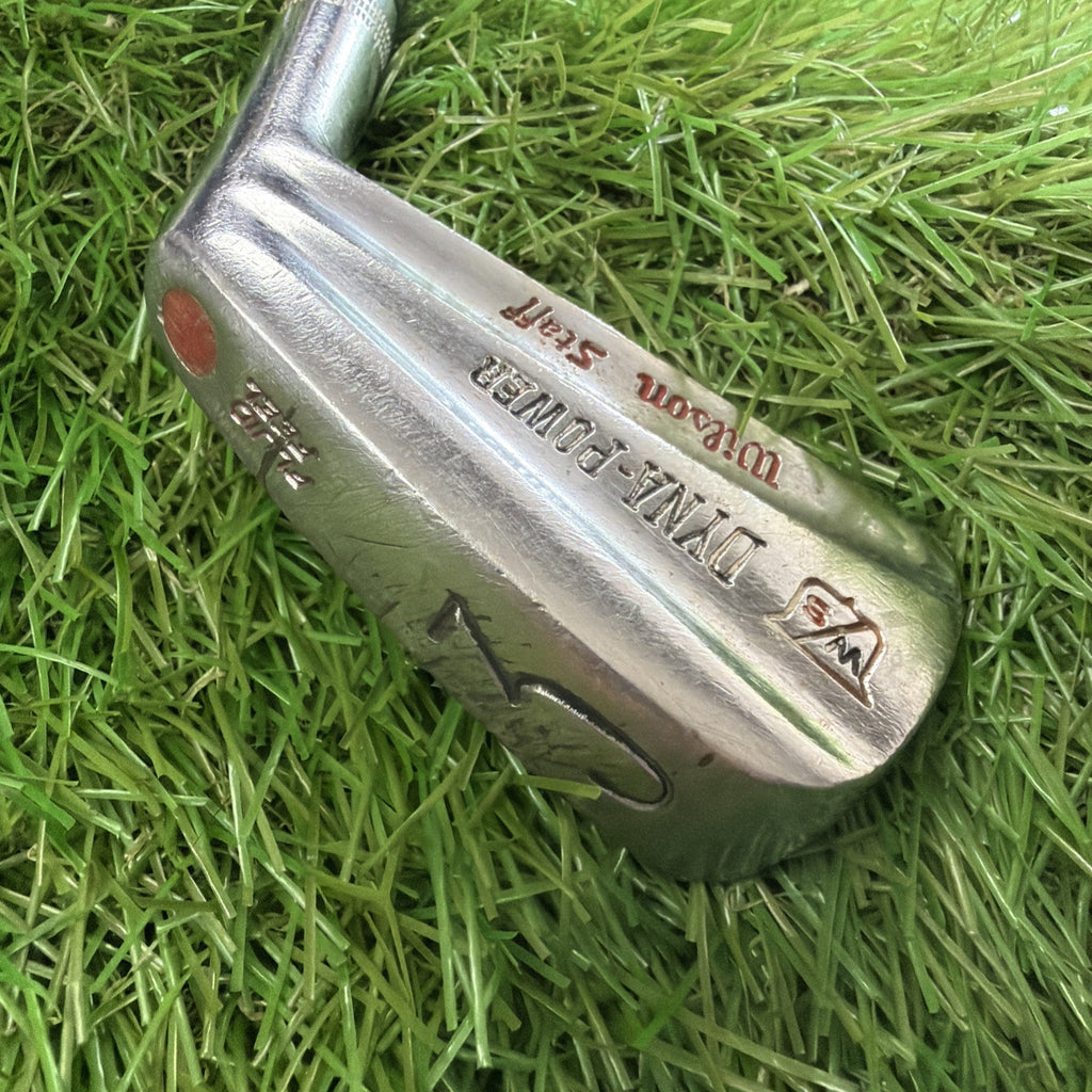 Vintage Wilson Staff Dyna Power 3 Iron RH Stiff Flex Aluminum Shaft Leather Grip