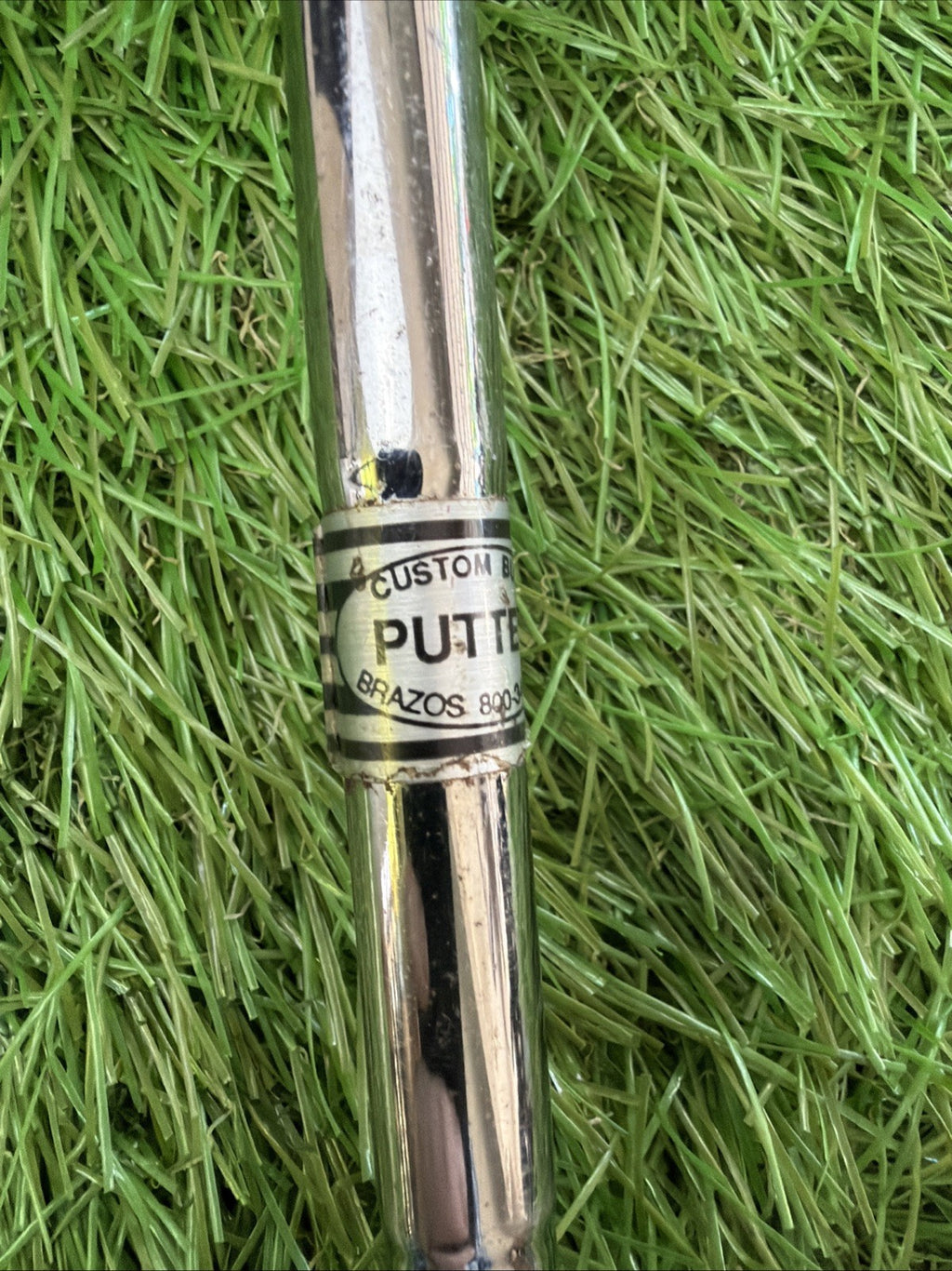 Vintage Brazos Met Life Putter RH Steel Shaft 35.5"
