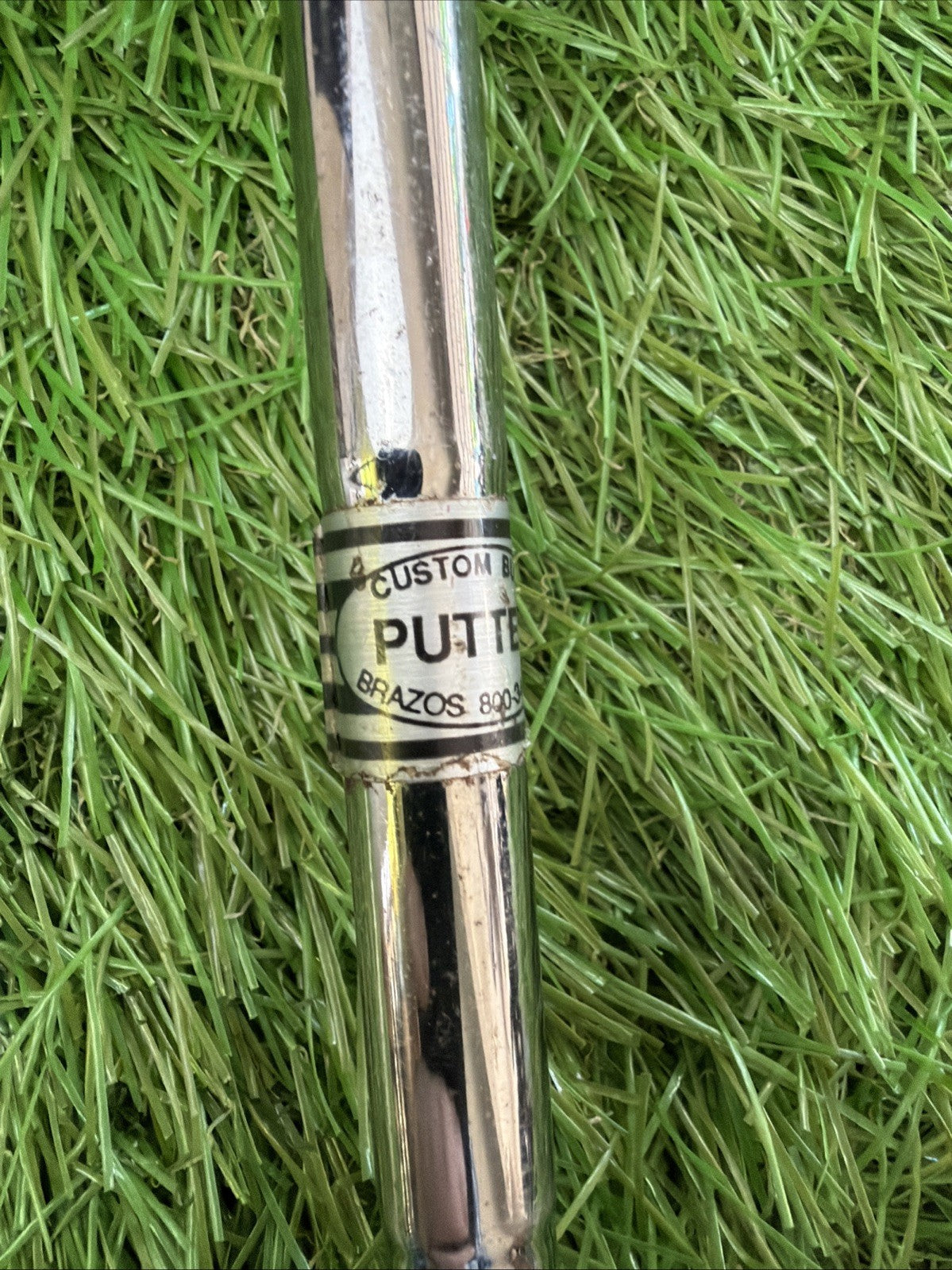 Vintage Brazos Met Life Putter RH Steel Shaft 35.5"
