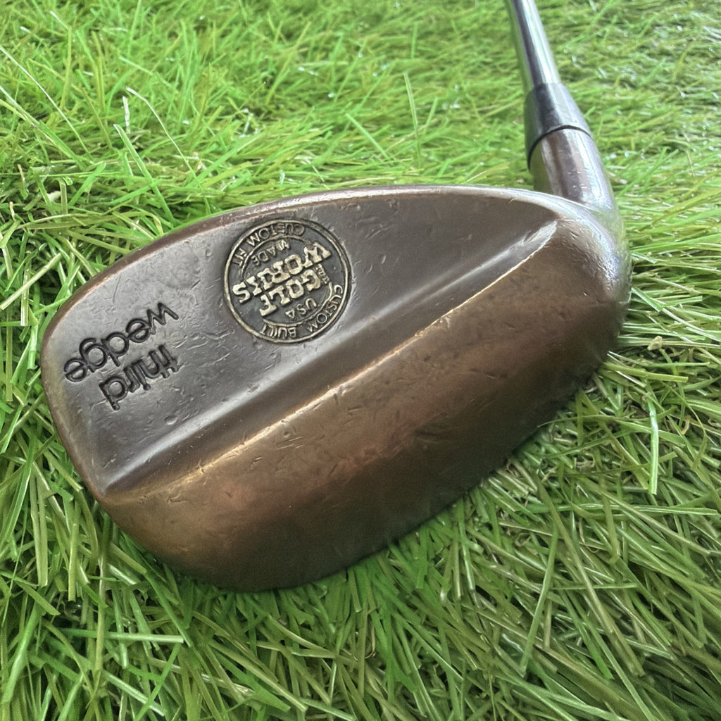 Vintage Golf Works Third Wedge 60° Beryllium Copper (BeCu) LH Steel Shaft 35.5"