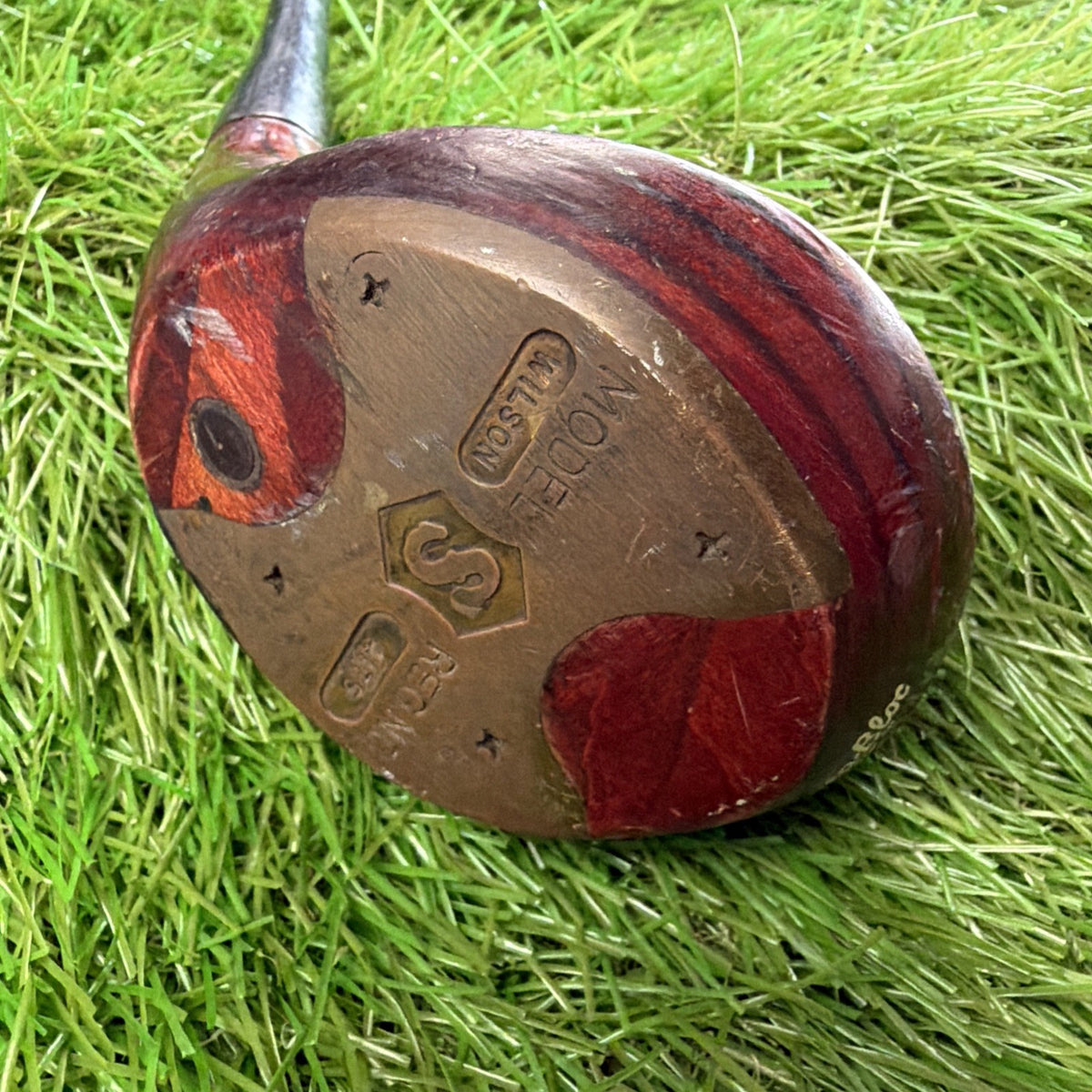 Vintage Wilson Model S Patty Berg Driver RH True Temper Century Shaft Org. Grip