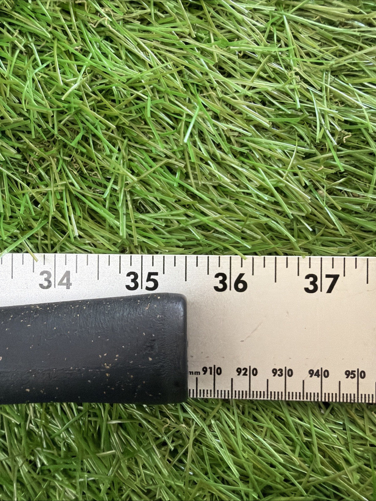 Vintage RAM Horned 650 Brass Putter RH True Temper Shaft 35.5"
