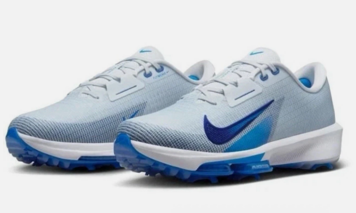 Nike Air Zoom Infinity Tour Next% 2 Spiked Golf Shoes Blue Size 9.5 Wide