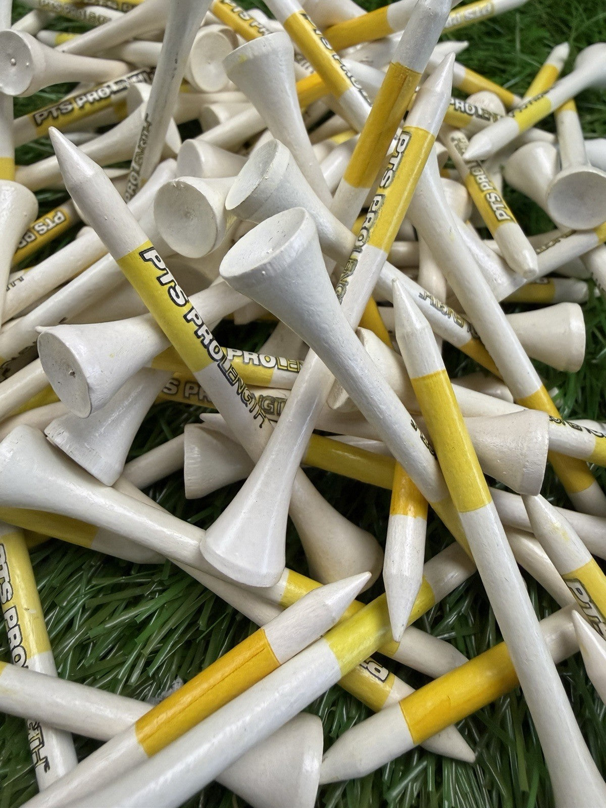 New 2 3/4" (70mm) Wood PTS Pride Professional Tee System Golf Tees 2.75"