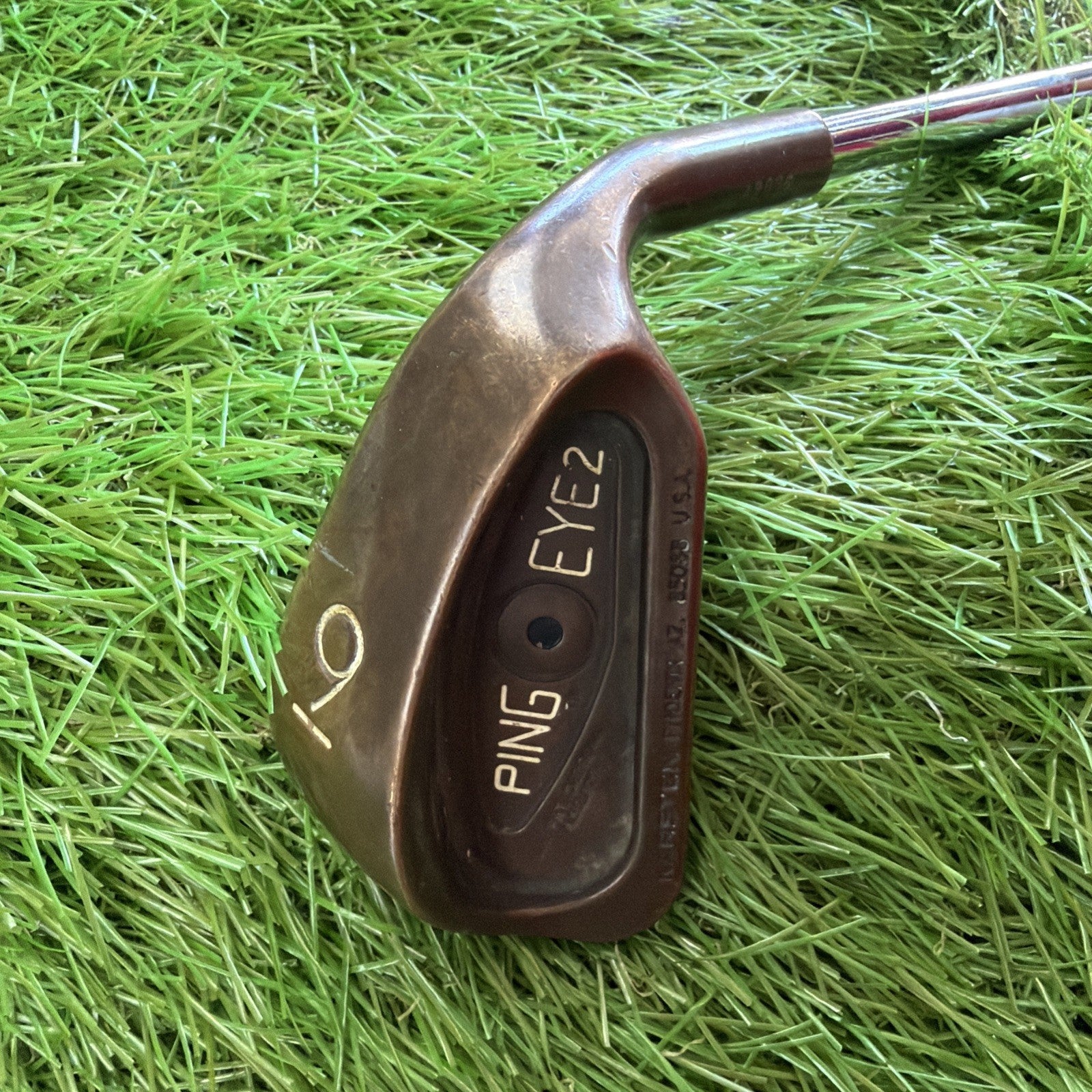 Ping Eye2 Beryllium 9 Iron Black Dot RH Micro Taper Stiff Flex Shaft 36"