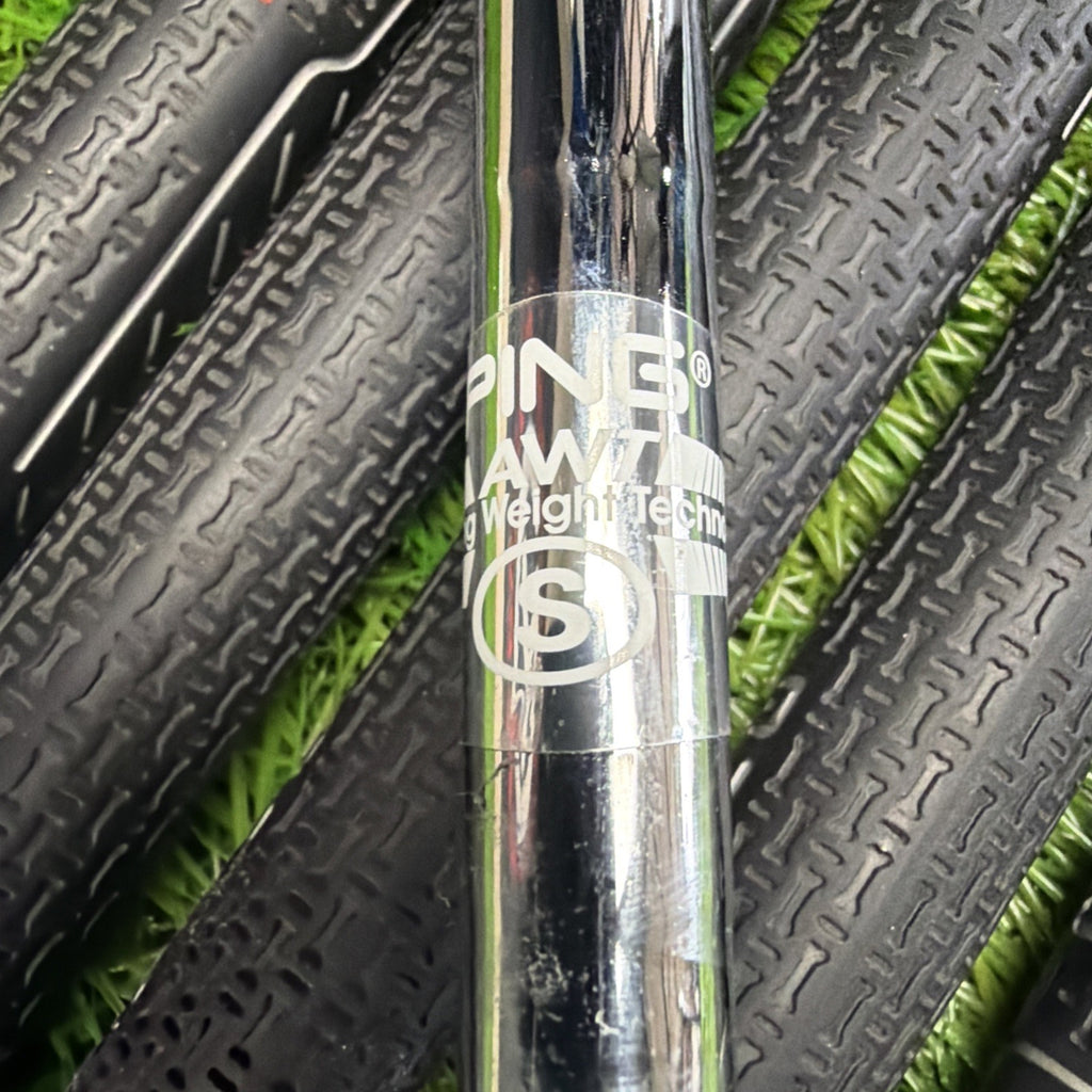 Ping Anser Forged Iron Set (4-PW NO 9i) Blue Dot RH AWT Stiff Flex Steel Shafts