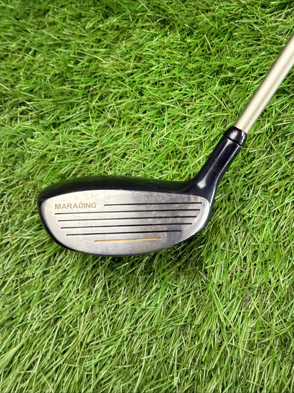 Master Grip 24° 7 Wood Black Steel RH MC-60 Regular Flex Graphite Shaft 42.25"