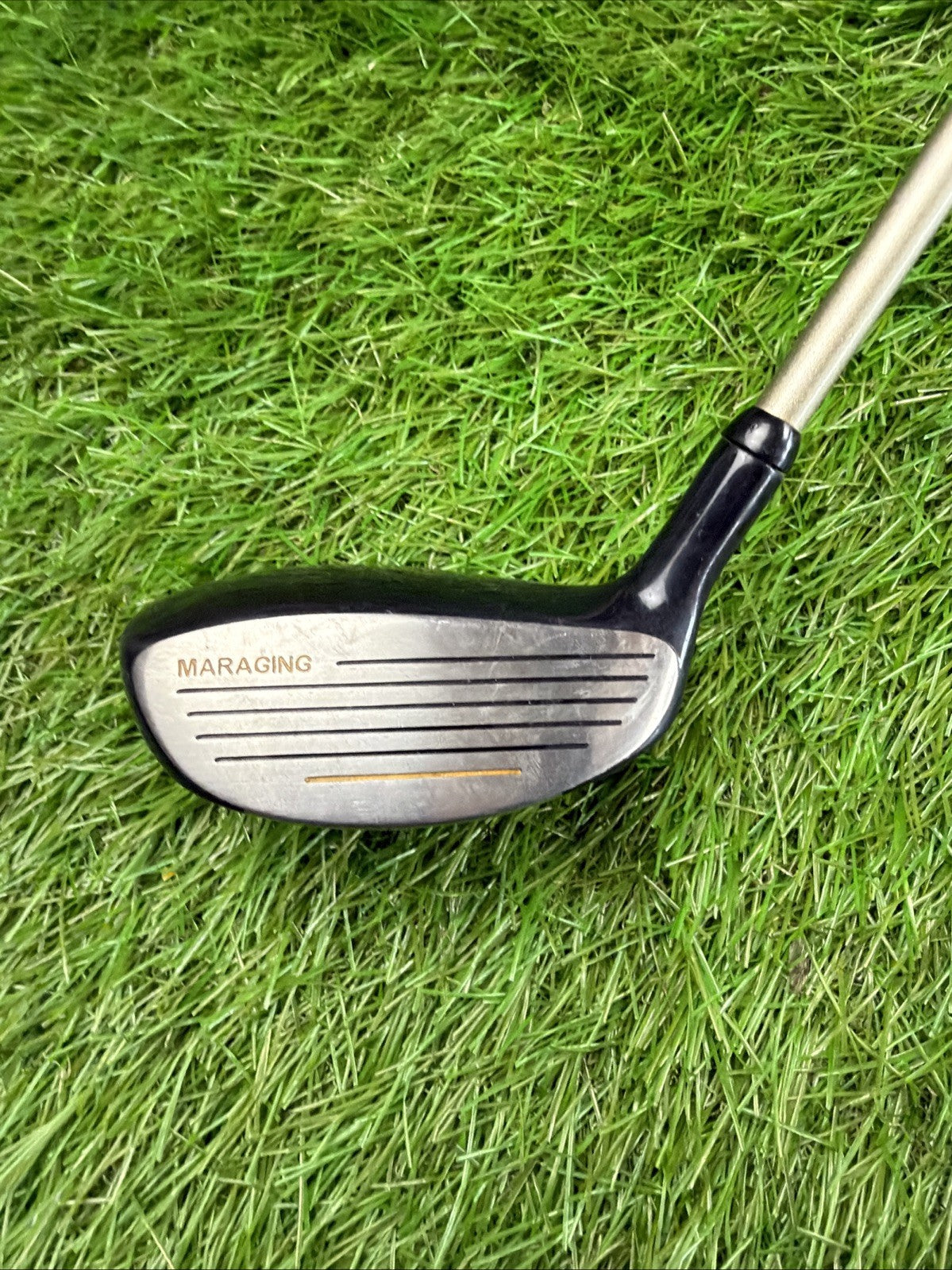 Master Grip 24° 7 Wood Black Steel RH MC-60 Regular Flex Graphite Shaft 42.25"