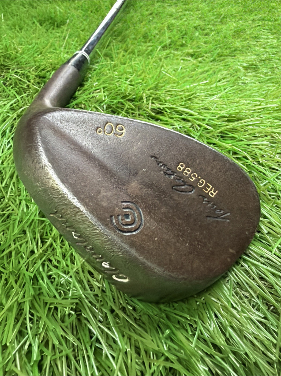 Cleveland Tour Action REG.588 60° Wedge raw RH True Temper Steel Shaft 35"