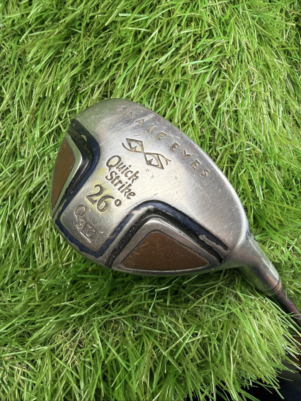 Snake Eyes 26° Quick Strike Q3U 5 Hybrid RH UST A Flex Graphite Shaft 40.5"