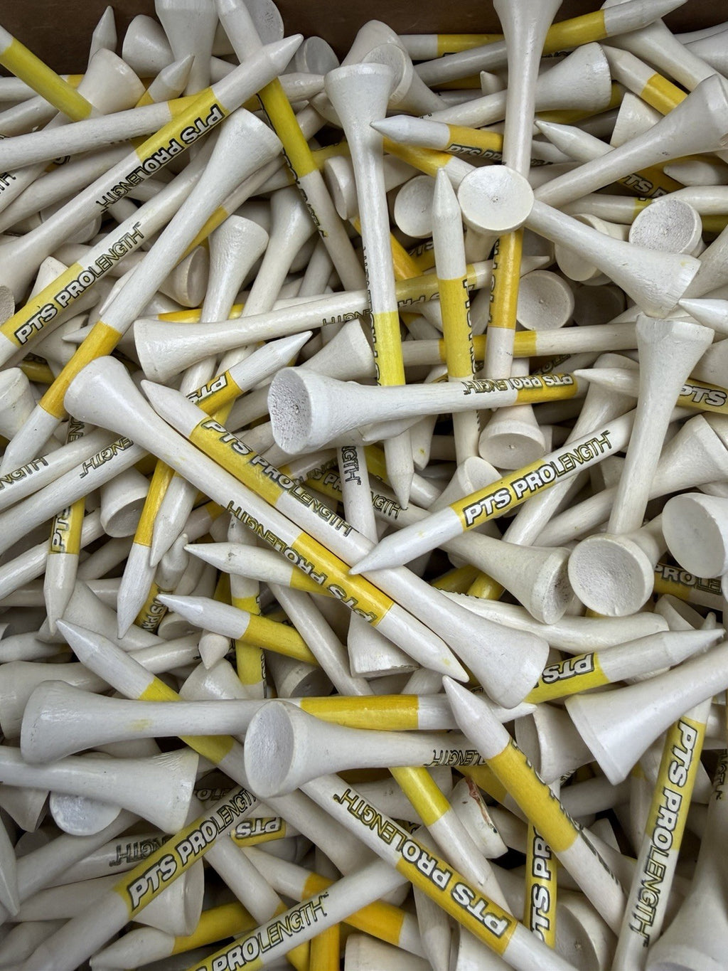 New 2 3/4" (70mm) Wood PTS Pride Professional Tee System Golf Tees 2.75"