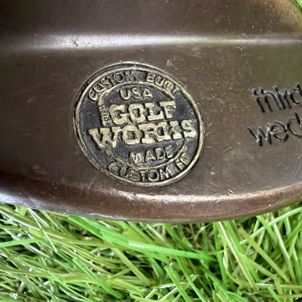 Vintage Golf Works Third Wedge 60° Beryllium Copper (BeCu) LH Steel Shaft 35.5"