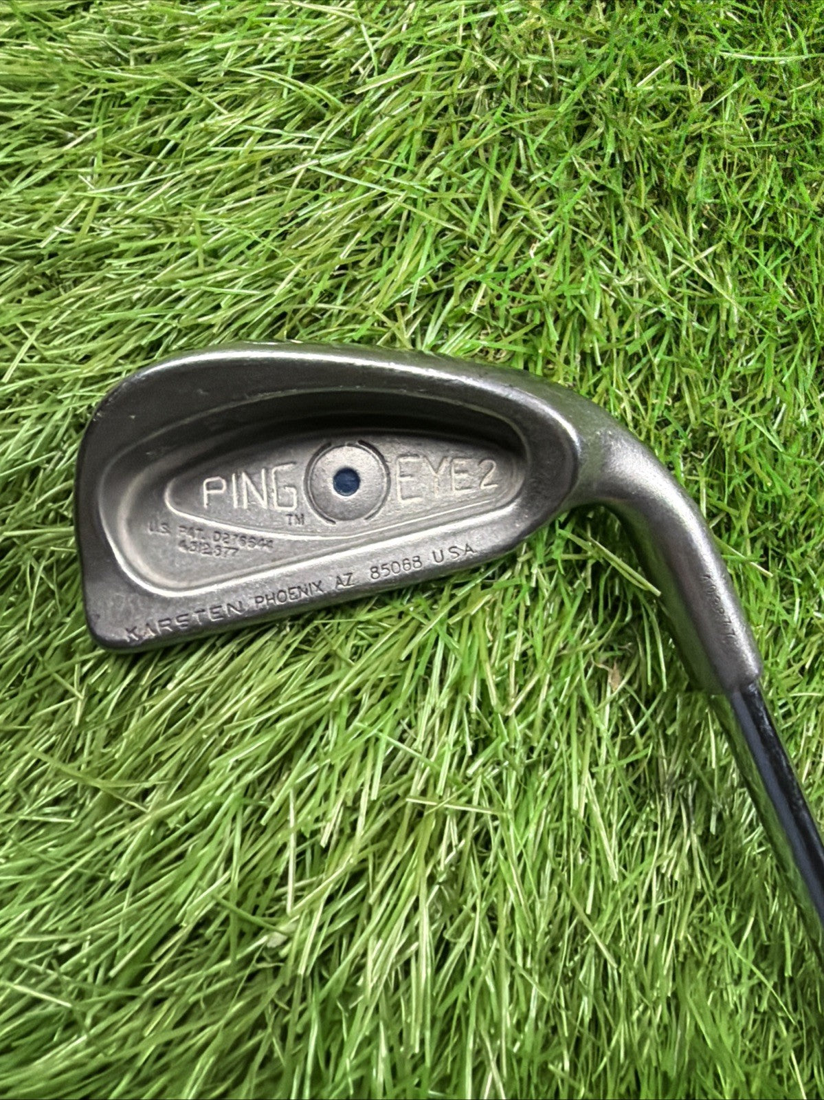 Ping Eye 2 2 Iron Blue Dot RH Dyanmic Gold X100 Extra Stiff Flex Shaft 39.5"