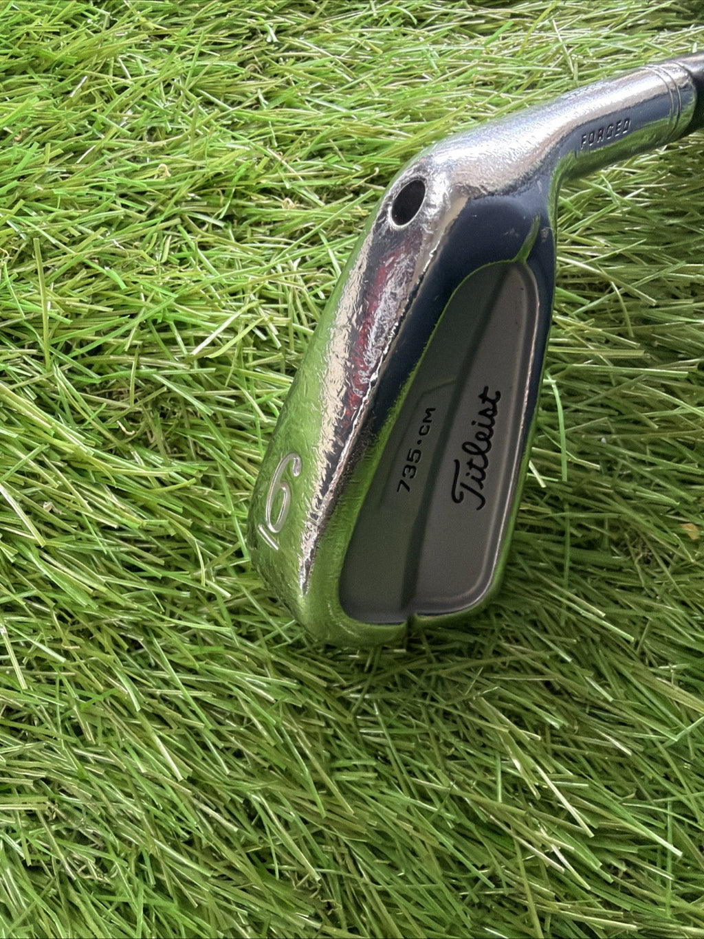 Titleist 735 cm 6 Iron Forged RH Rifle FCM 6.0 Stiff Flex Shaft 37.75"