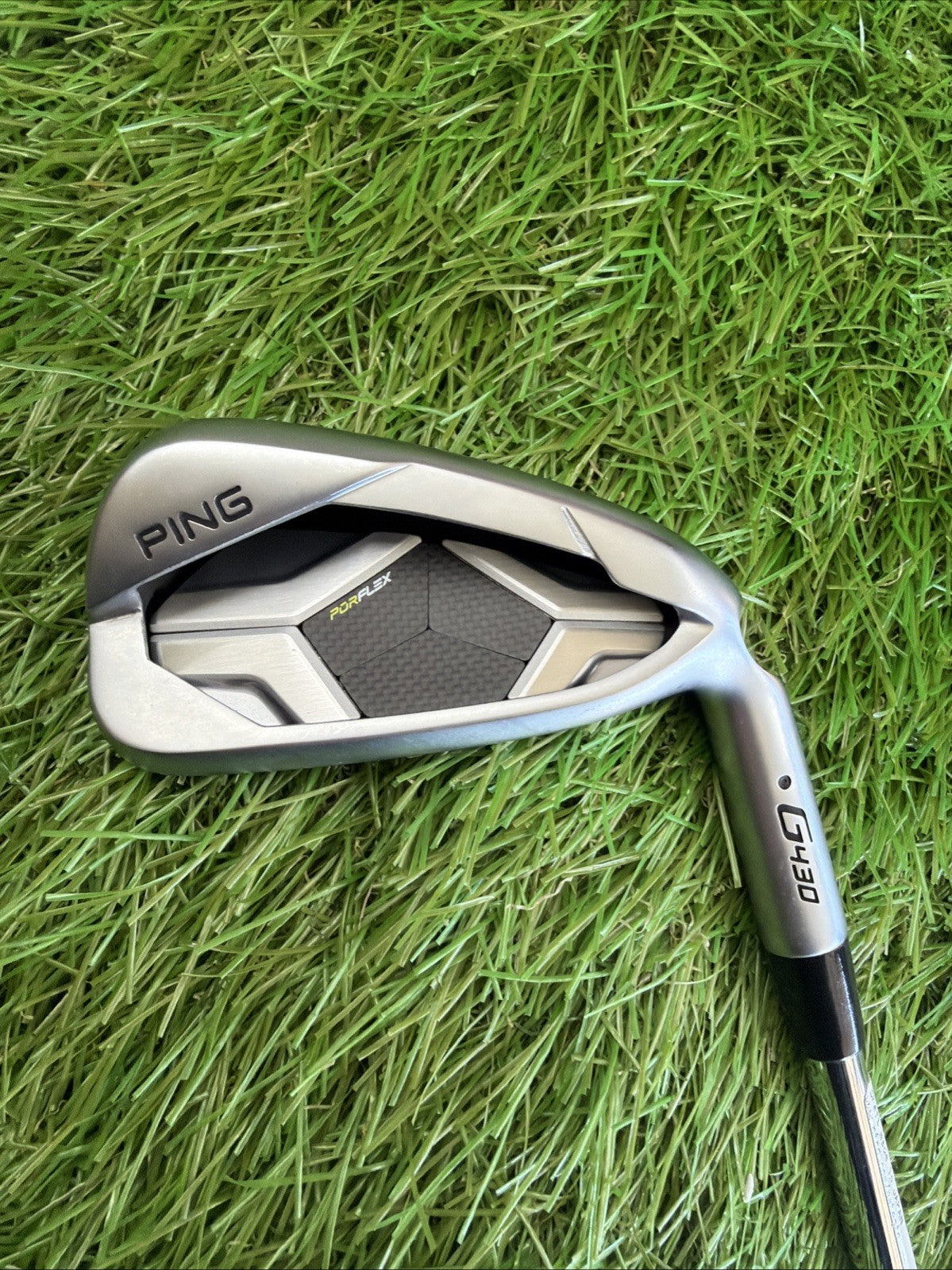 Ping G430 7 Iron Black Dot RH A.W.T. 2.0 Stiff Flex Shaft 37"