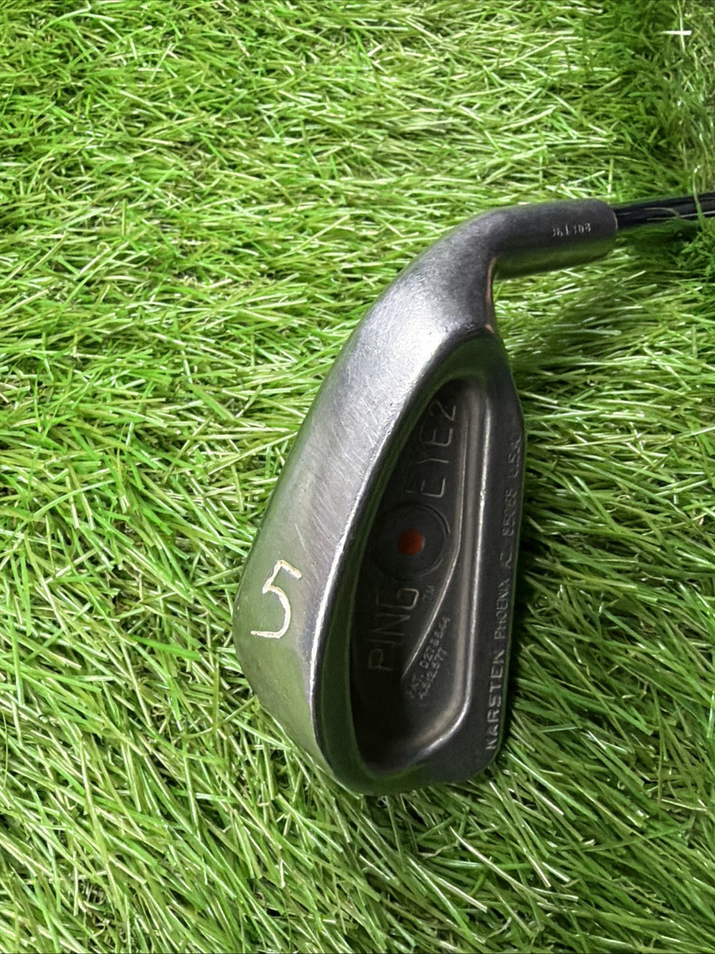 Ping Eye 2 5 Iron Orange Dot RH Steel Shaft 37.5"