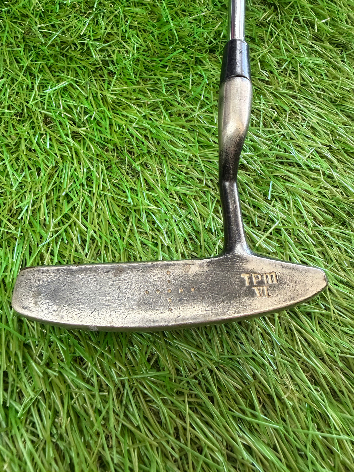 Vintage Spalding TPM VI Off-set Putter RH Leather Grip 35.5"