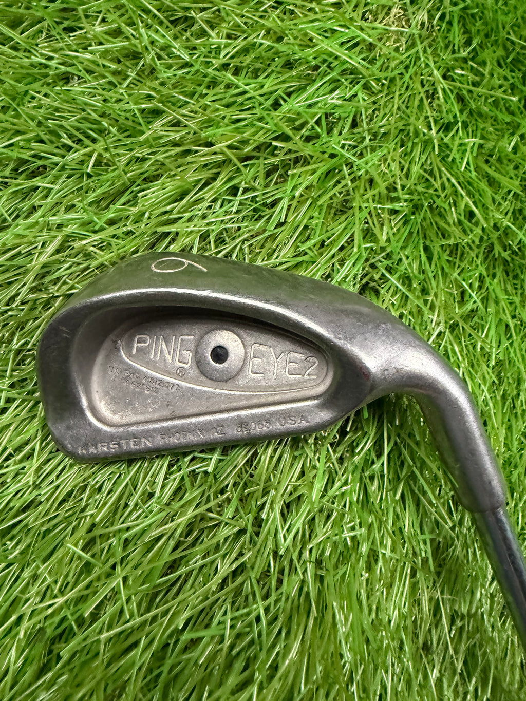 Ping Eye 2 6 Iron Black Dot RH Steel Shaft 37.5"