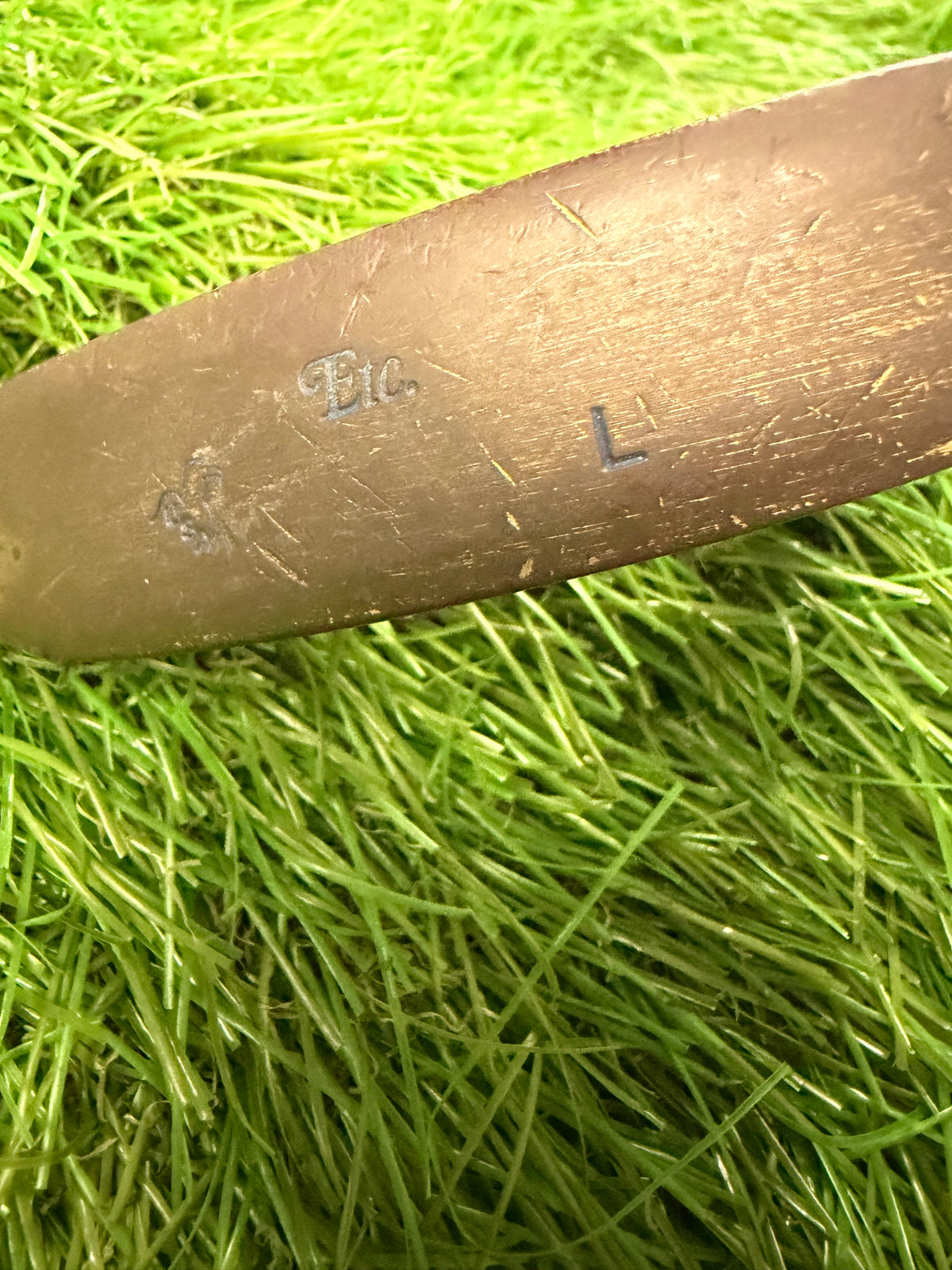 Rare Vintage Old Master Etc. L Eagle Putter RH Steel Shaft 34.5"